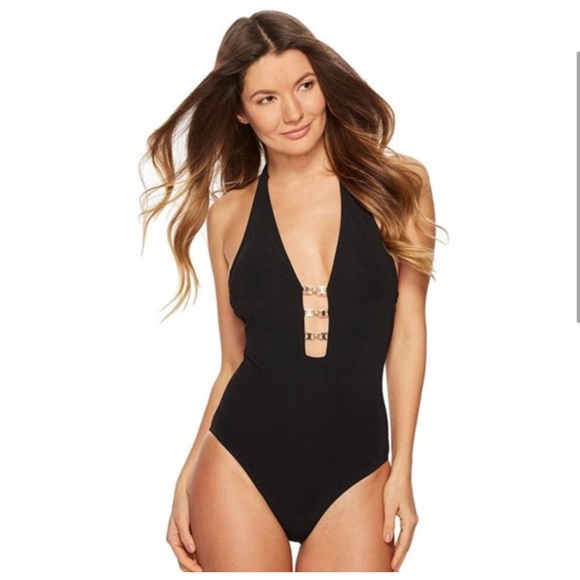 Tory Burch Gemini Link One-Piece Swimsuit Size Small - Picture 2 of 8